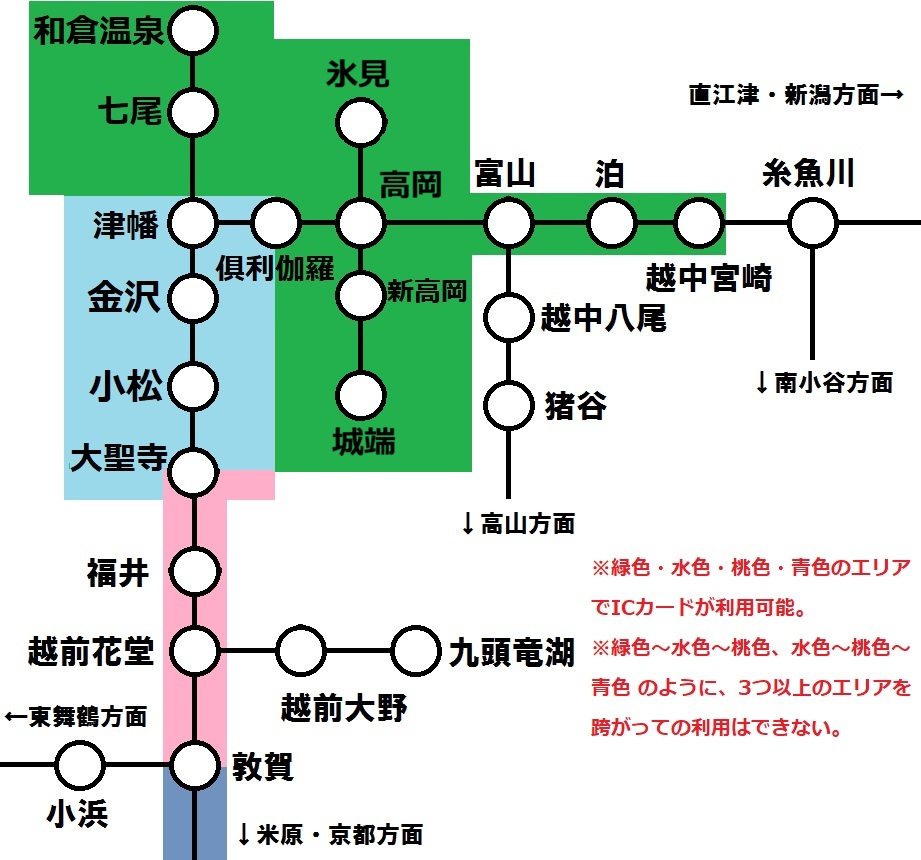 北陸ICOCAエリア2026